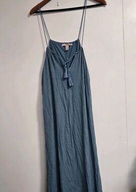 Forever 21 Dress Womens M Sleeveless Maxi S Strappy Romantic Event Boho Y2K